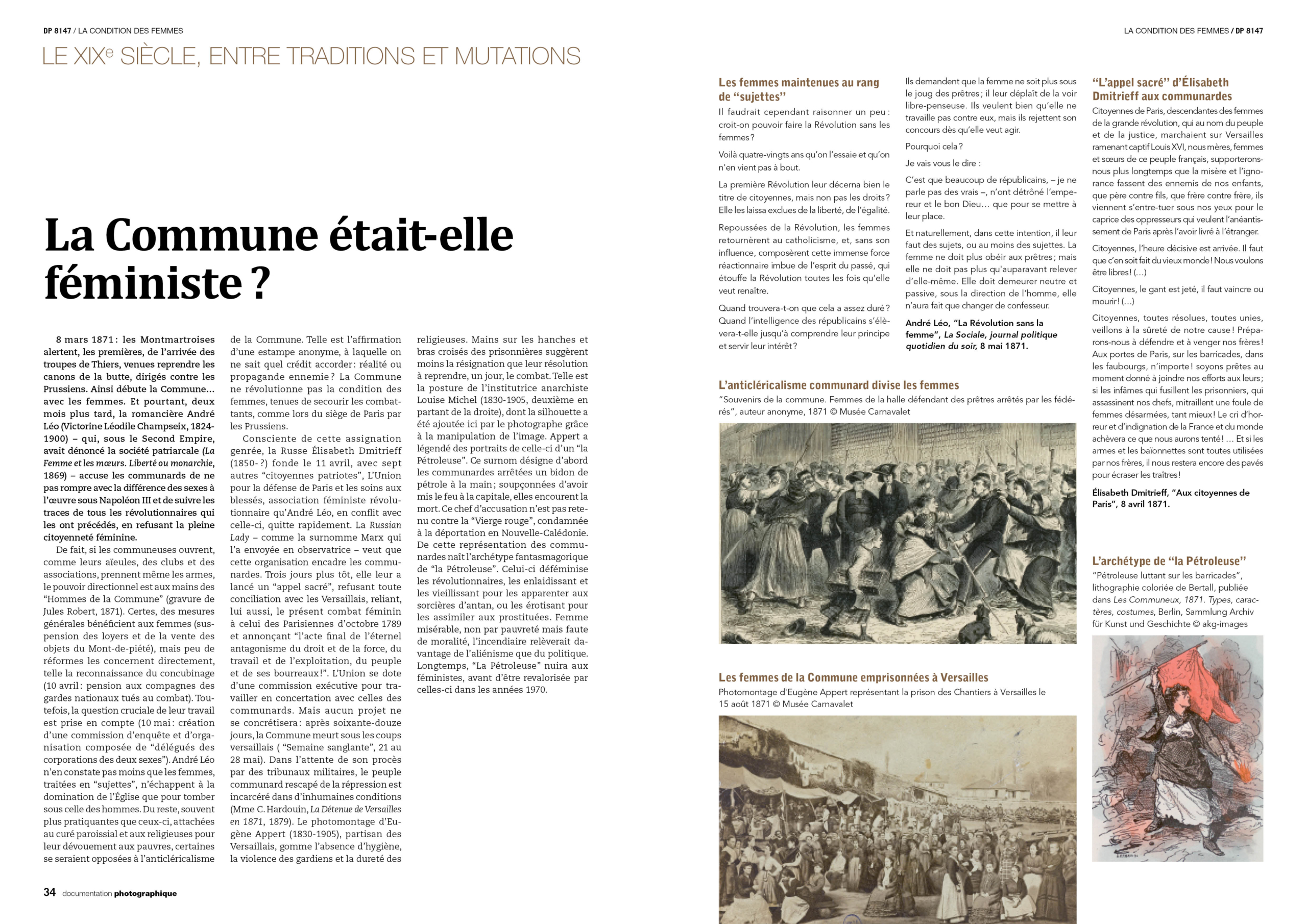"La Commune était-elle féministe ?" pp. 34-35